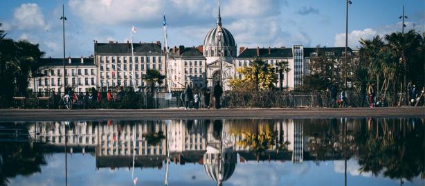 Vue de Nantes, ville appréciée des entreprises